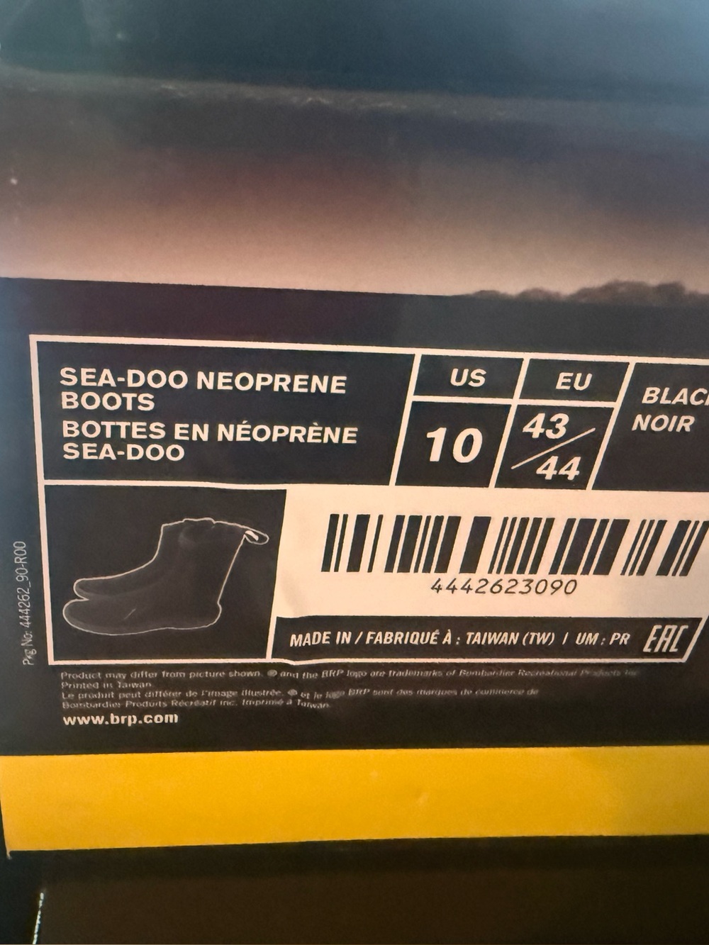 NWT Sea-Doo Neoprene Black Boots Watersports Size Men’s 10 - Picture 4 of 9
